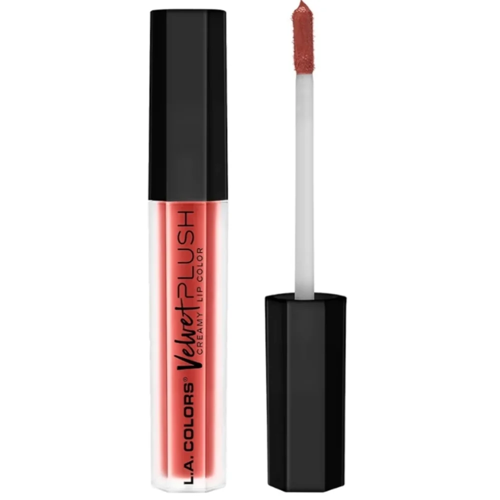 2 x LA Colors Velvet Plush Creamy Lipstick, Cushy